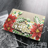 Winter Greenery Background Stencil Pack (5 qty; 6 x 6)