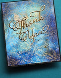 Gilded Viola Hot Foil Plate