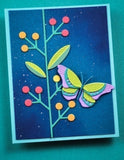 Block Print Stems ad Berries