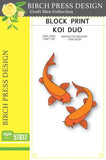 Block Print Koi Duo