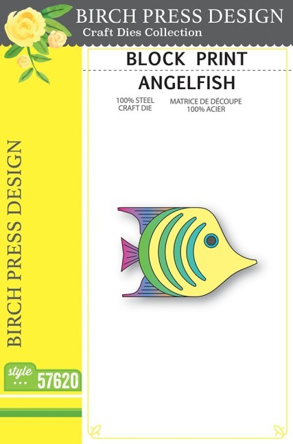 Block Print Angelfish