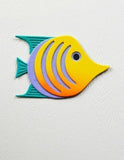 Block Print Angelfish