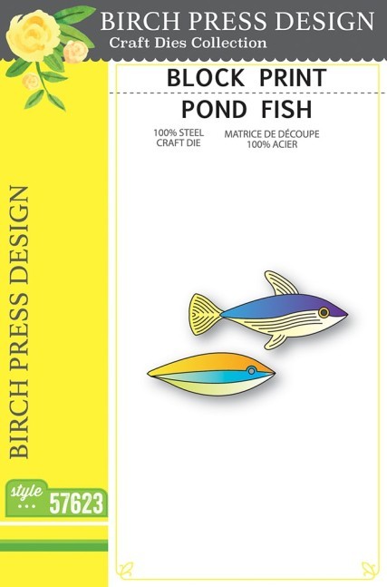 Block Print Pond Fish