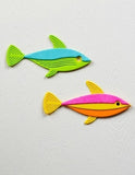 Block Print Pond Fish