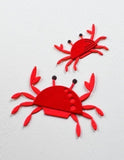 Block Print Dancing Crabs