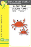 Block Print Dancing Crabs