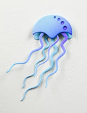 Block Print Floating Jellyfish