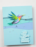 Elegant Birthday Sentiments Clear Stamp and Die Set