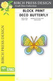 Block Print Deco Butterfly