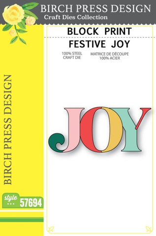 Block Print Festive Joy