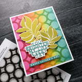 Long Line Leaves Stamp Set (6 x 8)