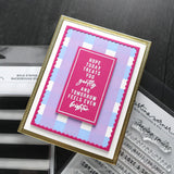 Bold Stripes Greetings Stamps (6 x 8)