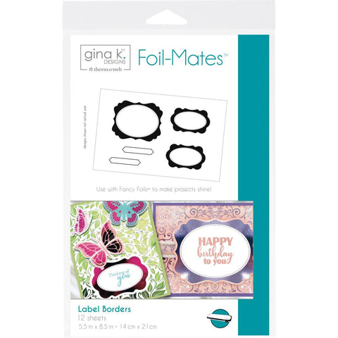 Bordures d'étiquettes Foil Mates