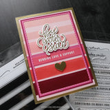 Bold Stripes Greetings Stamps (6 x 8)