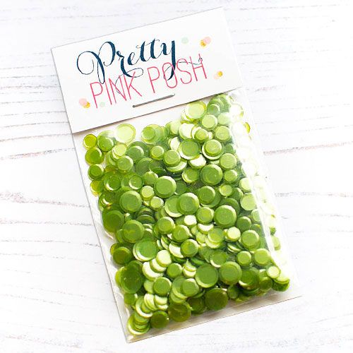 Mossy Green Confetti