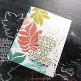 Long Line Leaves Stamp Set (6 x 8)