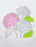 Dahlia Stems Stencil Set