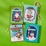 The Clauses Etched Dies from the North Pole Friends Collection by Simon Hurley