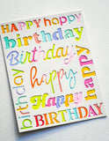 Happy Birthday Background Plate