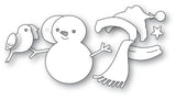 Snowman and Birdie Friend