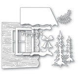 Log Cabin Scene