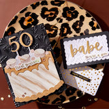 Ganache Gateau Etched Dies from the Bougie Birthday Collection by Nina Boettcher