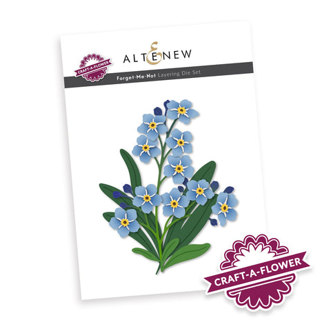 Craft-A-Flower: Forget-Me-Not Layering Die Set
