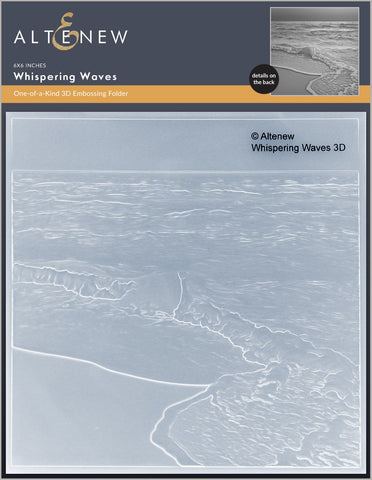 Whispering Waves 3D Embossing Folder