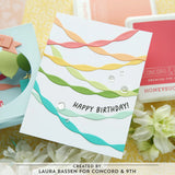 Accordion Birthday Stamp Set (3 x 4)