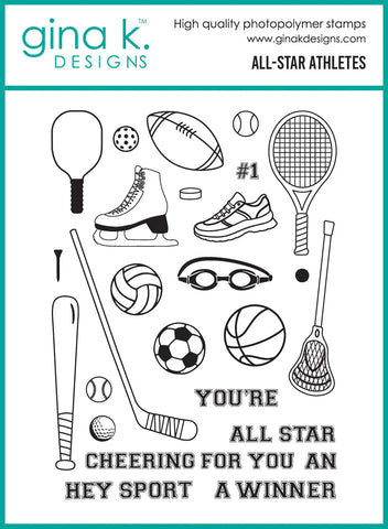 All Star Athletes Stamp Set