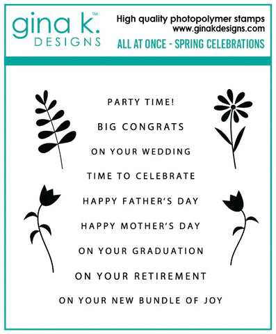 All At Once- Spring Celebrations Stamp Set