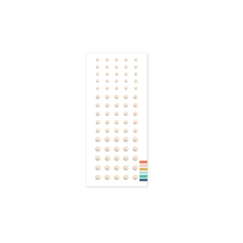 Enamel Dots: Almond
