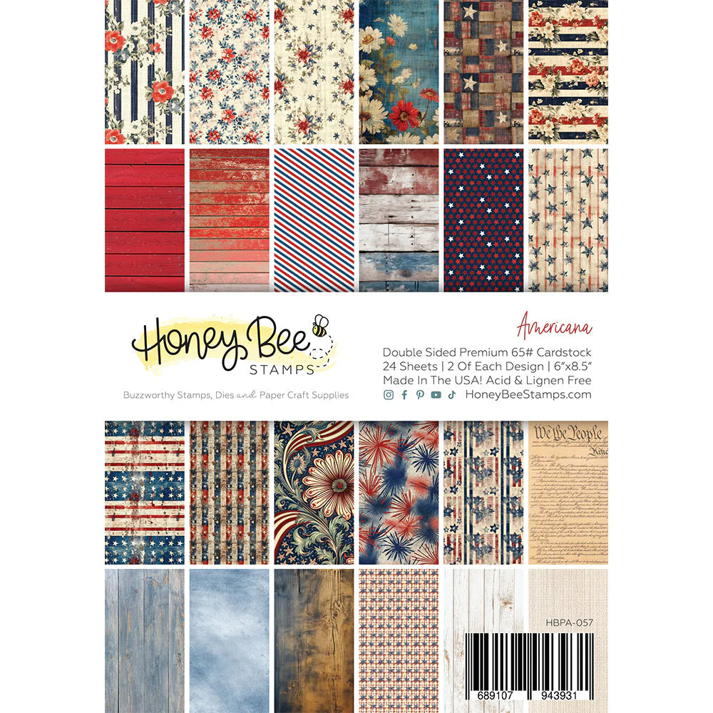 Americana Paper Pad 6x8.5 - 24 Double Sided Sheets