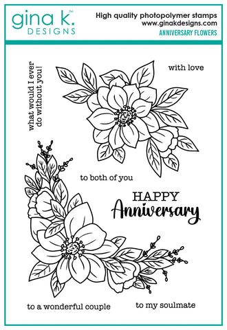 Anniversary Flowers Stamps