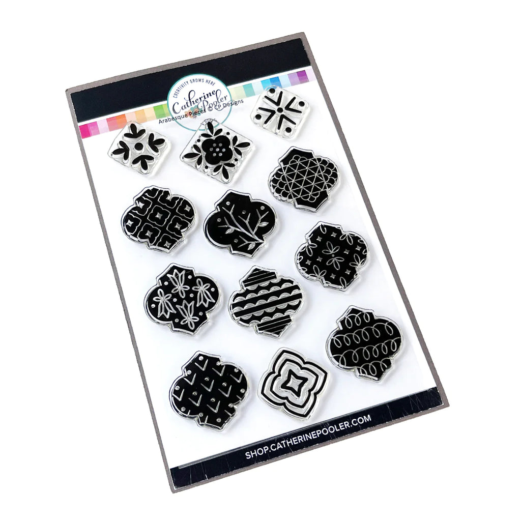 Arabesque Pieces Stamp Set