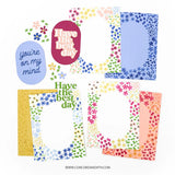 Around the Garden Stencil Pack (4 qty; 4.75 x 6)