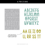 A to Z Alphabet Die