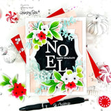 Floral Noel 4x4 Stamp Set