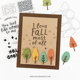 Autumn Lane Stamp Set (4 x 6)