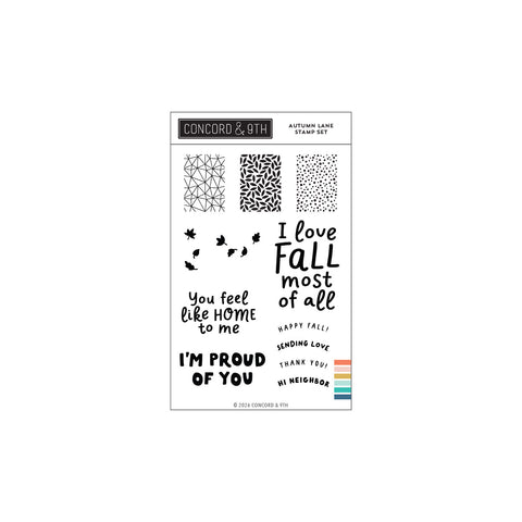 Autumn Lane Stamp Set (4 x 6)
