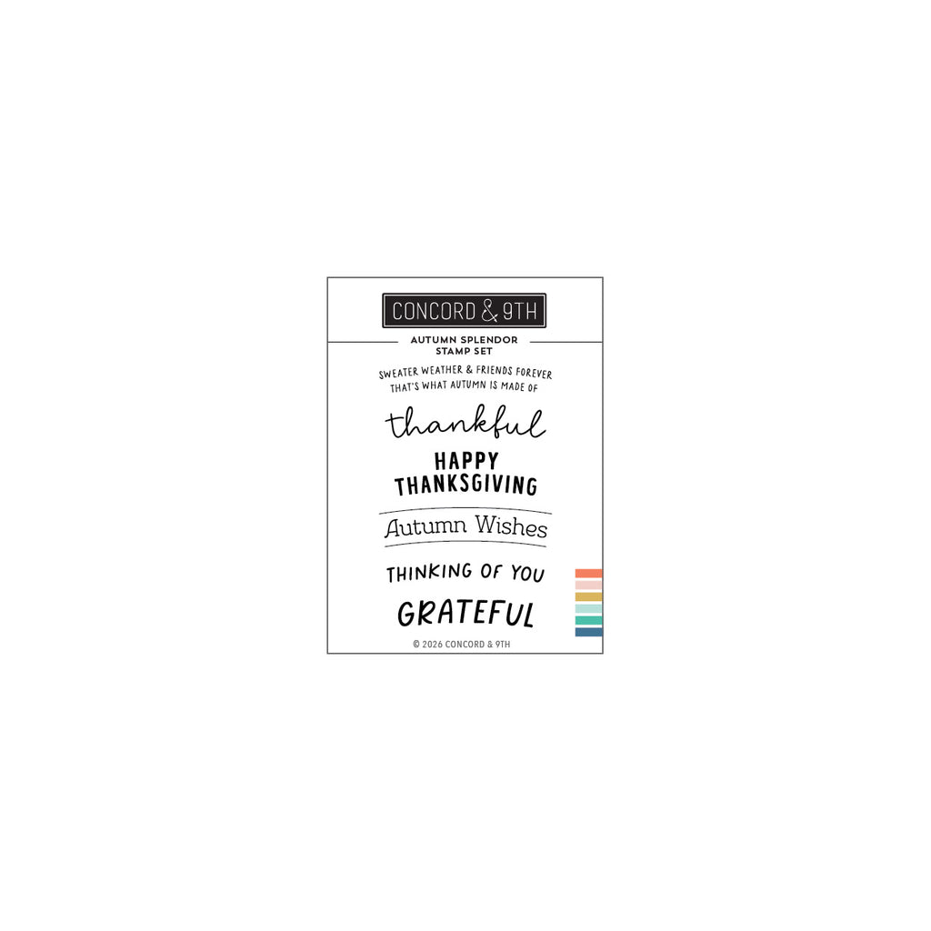 Autumn Splendor Stamp Set (3 x 4)
