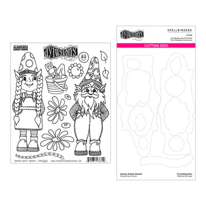 Gnome Sweet Gnome Stamp and Die Bundle from Stamps & Dies by Dyan Reaveley