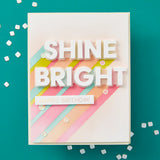 Layered Shine Bright Die & Stencil Bundle from the Shine Bright Collection by Carissa Wiley