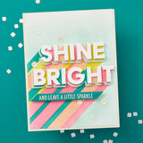 Layered Shine Bright Die & Stencil Bundle from the Shine Bright Collection by Carissa Wiley