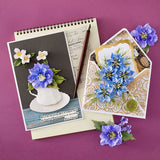 Clematis Poet Etched Dies by Susan Tierney-Cockburn