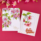Magical Fuchsia 3D Embossing Folder by Alex Syberia Designs