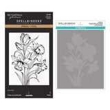 Tulips and Daffodils Press + Foil Plate and Stencil Bundle by Yana Smakula