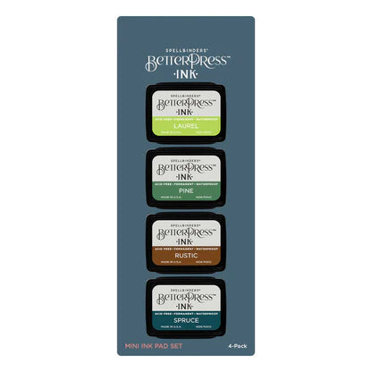 Woodlands BetterPress Ink Mini Set - 4 Pack