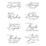 Always You Timeless Sentiments Press Plates from the Timeless Collection