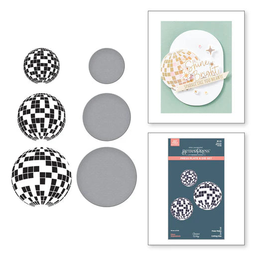 Disco Impressions Press Plate & Die Set from the Shine Bright Collection by Carissa Wiley